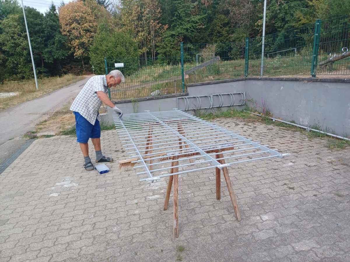 Bauorga-Team: Gemeinsam Fortschritte im Sportheim