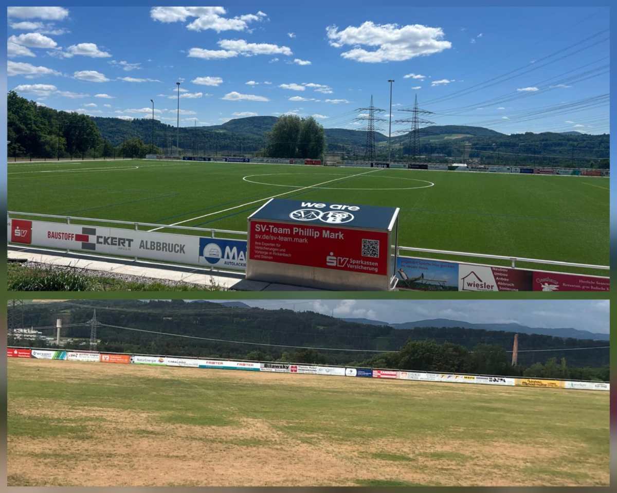 Sportplatz-Transformation: Vom Unkraut zum Schmuckstück